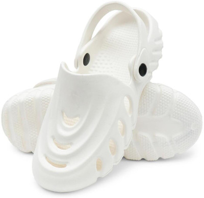 Golf Men Clogs(White , 7)