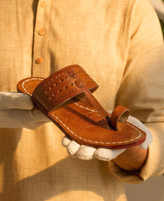 Kolhapuri Men Sandals(Brown , 10)
