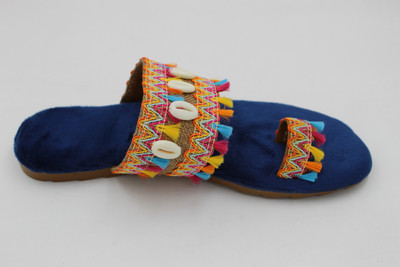 appuonfashion Women Flats(Blue , 4)