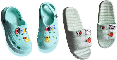 footpedia Women Wedges(Green, Multicolor , 6)