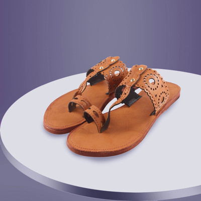 Sanjucolection Women Flats(Brown , 4)