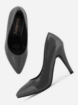 Dressberry Women Heels(Grey , 6)