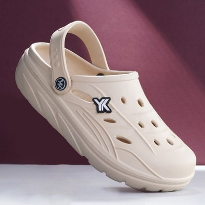 Yokai Men Clogs(Beige , 8)