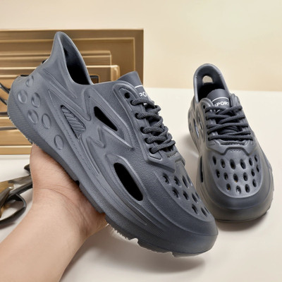 DEER ROCK Men Sandals(Grey , 7)