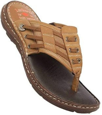 LEE COOPER Men Sandals(Tan , 6)