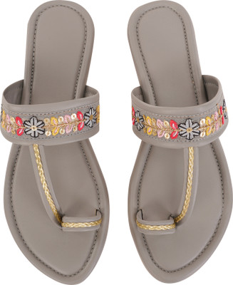 MAVTHA Women Flats(Grey , 4)