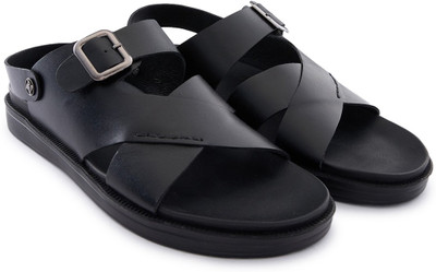REGAL Men Sandals(Black , 8)