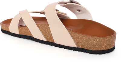 ASHO Women Casual(Beige, Brown , 9)
