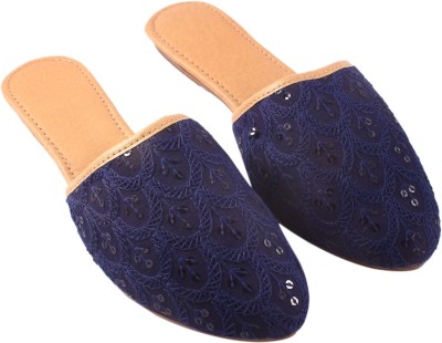 Anjaneya Creations Women Flats(Navy , 7)