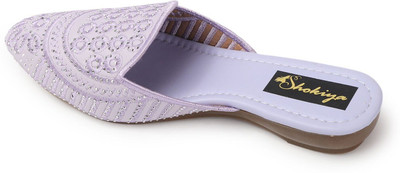 SHOKIYA Women Flats(Purple , 6)
