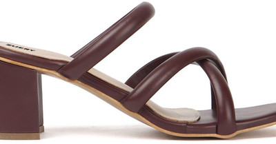 Zuery Women Heels(Maroon , 8)