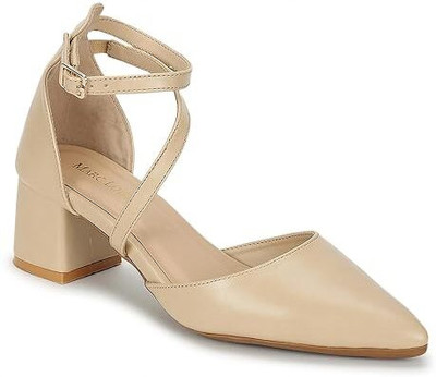 Marc Loire Women Heels(Beige , 8)