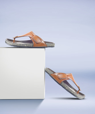 Khadim's Men Sandals(Tan , 8)