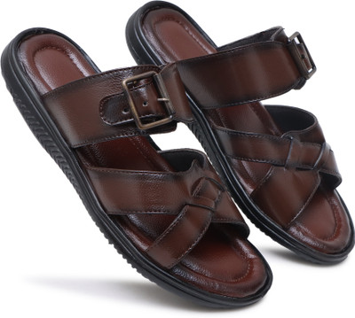RagnaRok Men Sandals(Brown , 8)