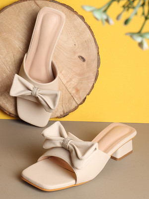 Myshtezia Women Wedges(Beige , 3)