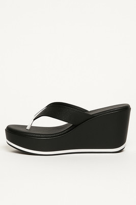 Kiwaoo Women Wedges(Black , 6)