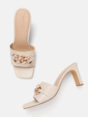 Kenneth Cole Women Heels(Beige , 6)