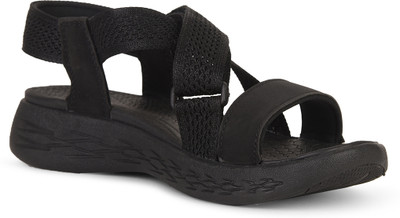 POWER Women Flats(Black , 6)