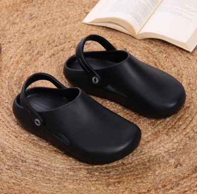 PeniLo Men Clogs(Black , 9)