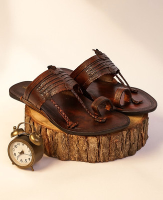 Kolhapuri Men Sandals(Brown , 7)