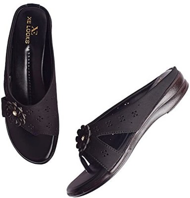 XE Looks Women Flats(Black , 3)