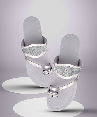 Paduki Women Flats(Grey , 6)
