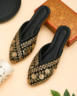 Gerief Women Flats(Black , 7)