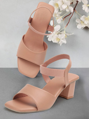 Zapatoz Women Heels(Pink , 6)