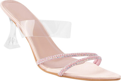 TRYME Women Heels(Beige , 3)