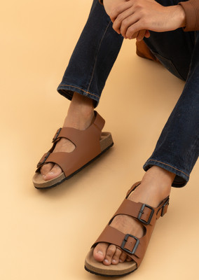 BIG FOX Men Casual(Tan , 7)