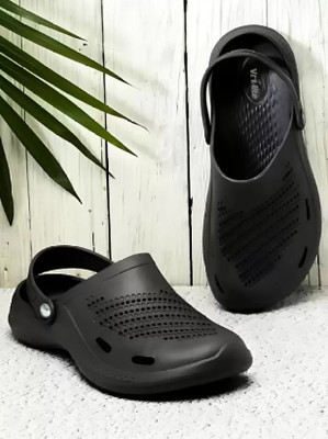 Vintex Men Clogs(Black , 8)