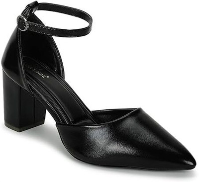 Marc Loire Women Heels(Black , 4)