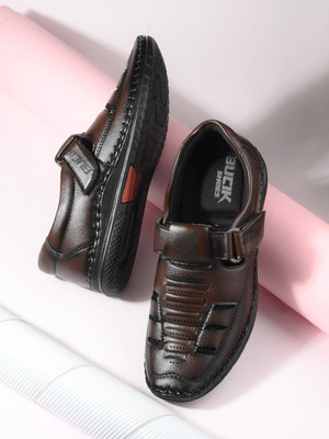 BUCIK BCK8030 Lightweight Comfort Extra Soft Summer Trendy Premium Stylish Party Men Sandals(Brown , 8)