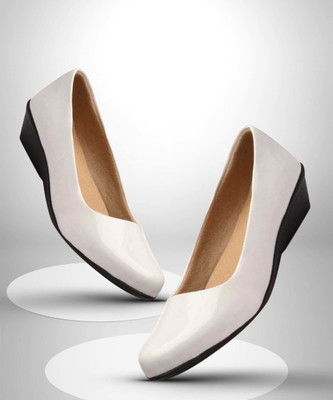 KOMOPT Women Bellies(White , 8)