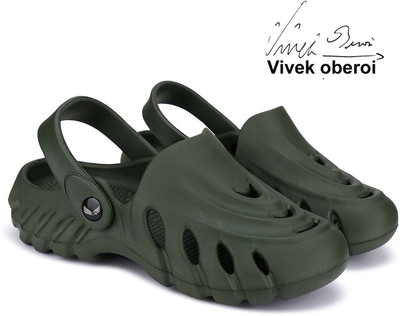 BERSACHE Men Flats(Green , 8)