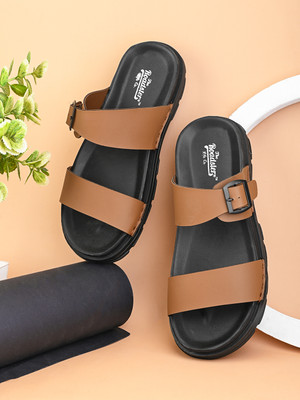 Roadster Stylish Comfortable Men Sandals(Tan , 9)