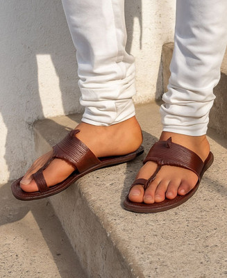 Kolhapuri Men Sandals(Brown , 8)