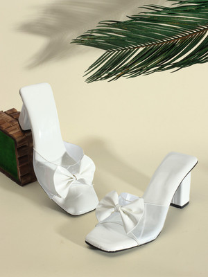 KILLER Women Heels(White , 3)