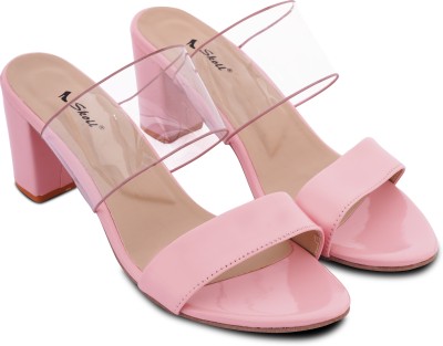 SKOLL Women Heels(Pink , 8)