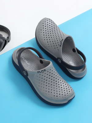 FLITE Men Clogs(Navy , 6)