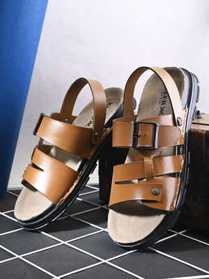KILLER Men Sandals(Tan , 9)