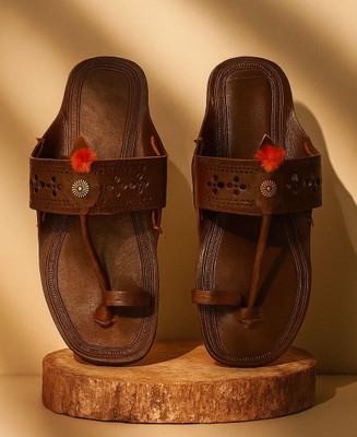 Kolhapuri Men Sandals(Brown , 8)