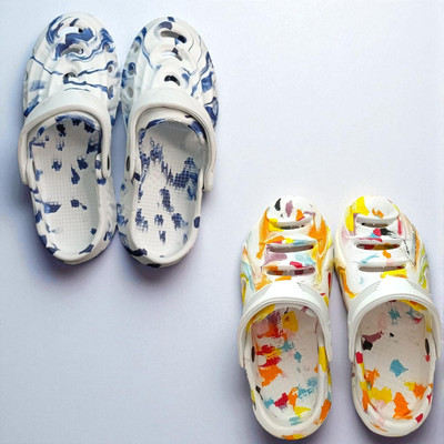 Monrav Men Clogs(Multicolor, Multicolor , 8)