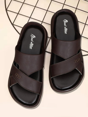Real Bliss Men Sandals(Brown , 6)