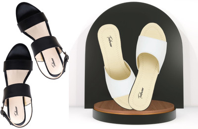 Todhwear Women Heels(Black, Black , 6)