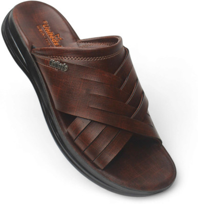 UNITEDS PU Men Sandals(Brown , 5)