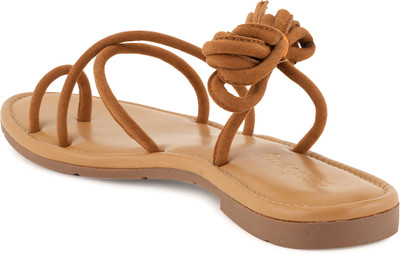 Dressberry Women Sandals(Tan , 6)