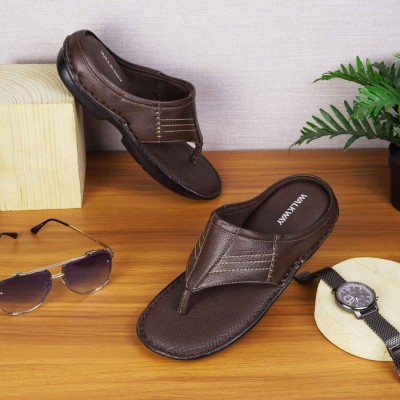 Walkway Men Sandals(Brown , 8)