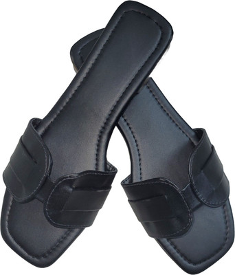 XiZUii Women Flats(Black , 9)