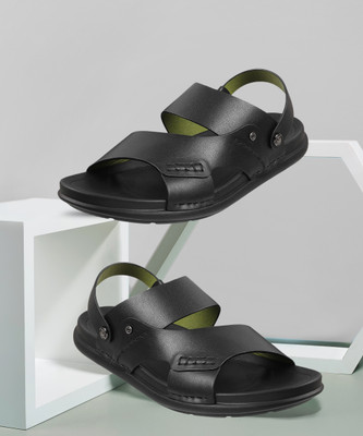 MOCHI Men Sandals(Black , 8)